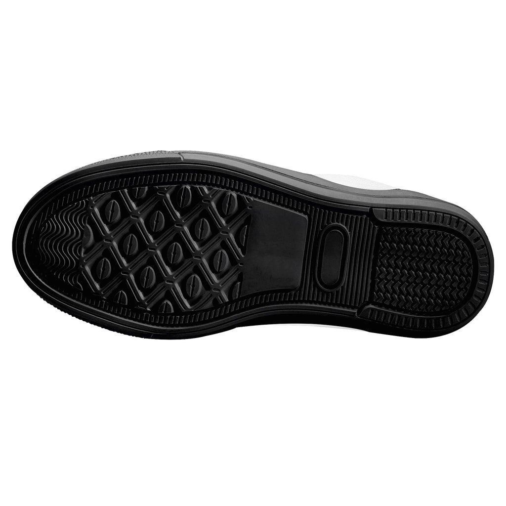 Feeling Froggy -  Original artwork by Craig Davoll - D28 Kids Slip-on shoes - Black