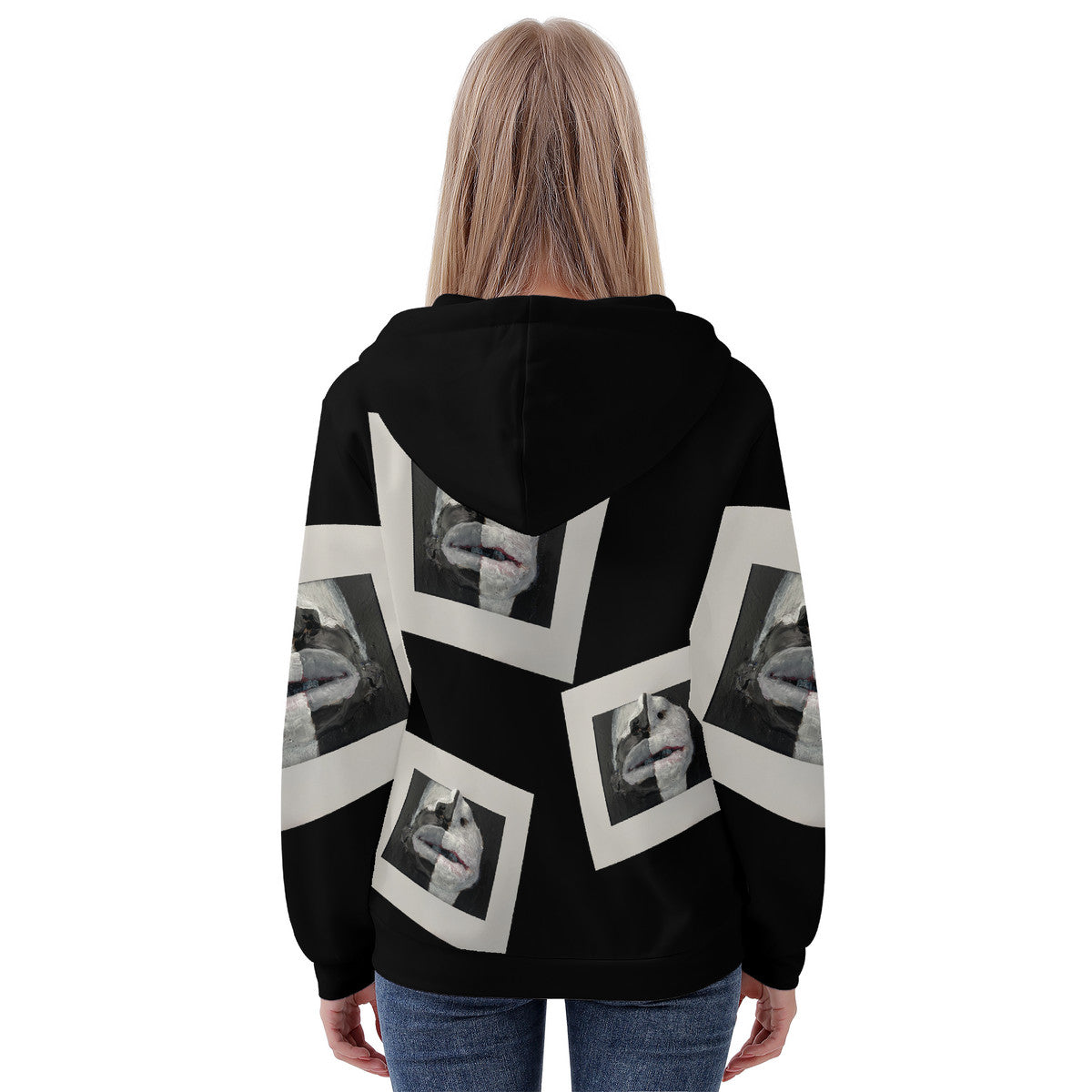 The Warriors - Original Artwork by Craig Davoll -  Women's All Over Print Zip Hoodie