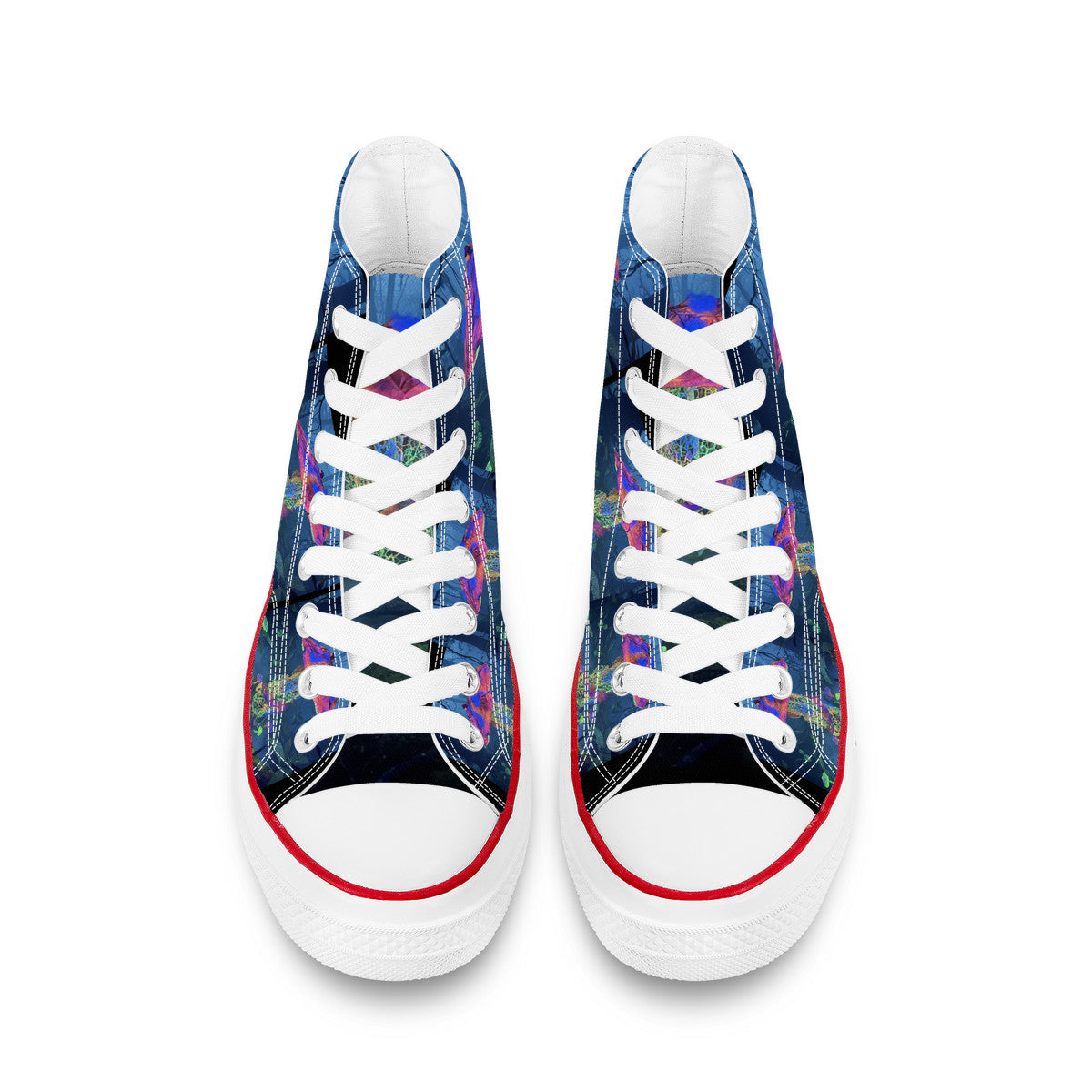 D70 High Top Canvas Shoes - White