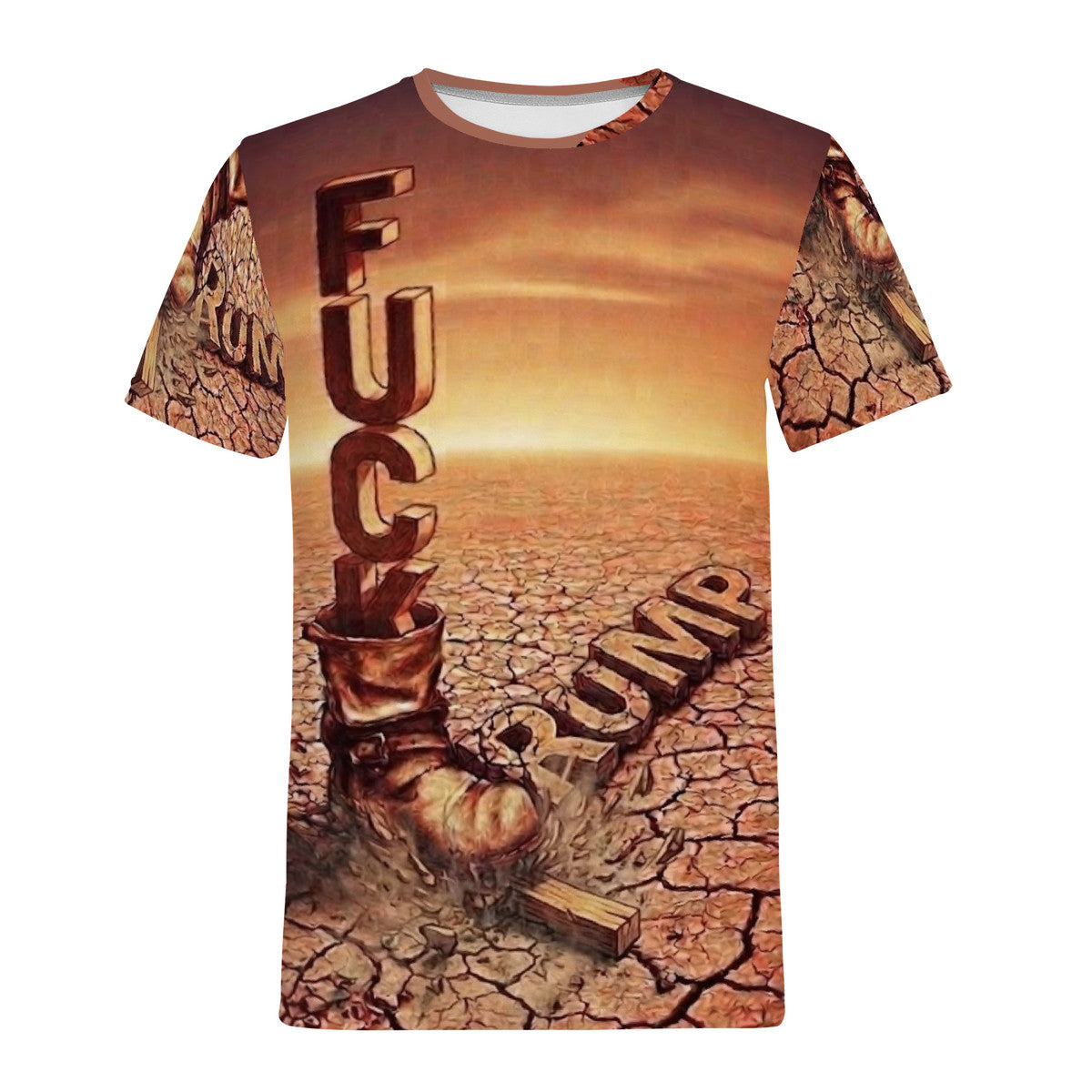 Fu*k Trump - Original Art by Craig Davoll - D61 Men's All Over Print T-Shirt