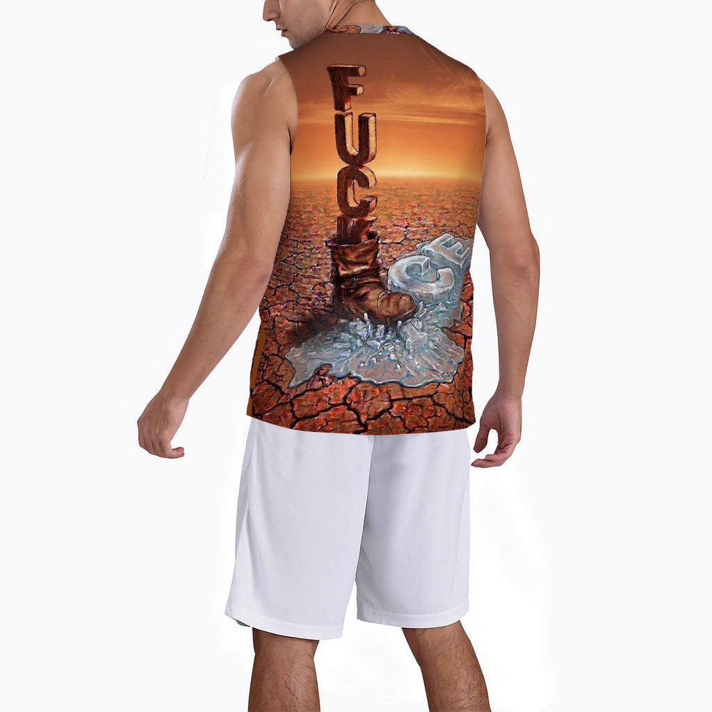 Fu*k Ice -  Original Art by Craig Davoll - Men’s Basketball Tops Jersey