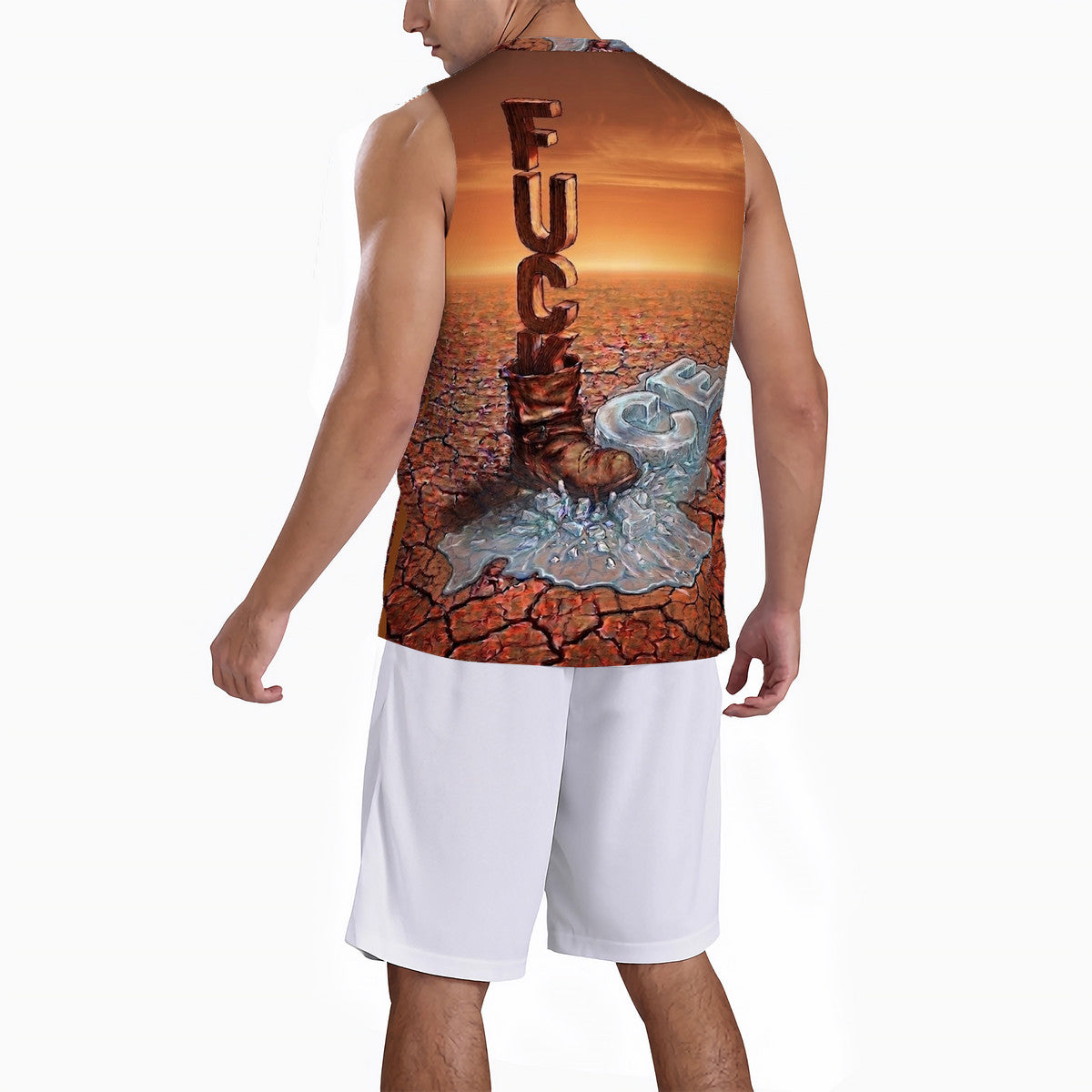 Fu*k Ice -  Original Art by Craig Davoll - Men’s Basketball Tops Jersey