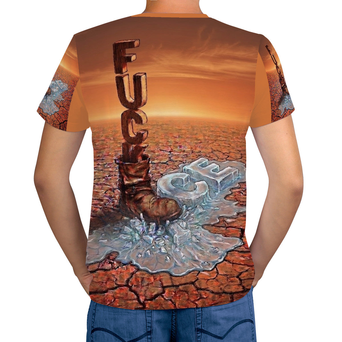 Fu*k Ice - Originnal Art by Craig Davoll - D61 Men's All Over Print T-Shirt