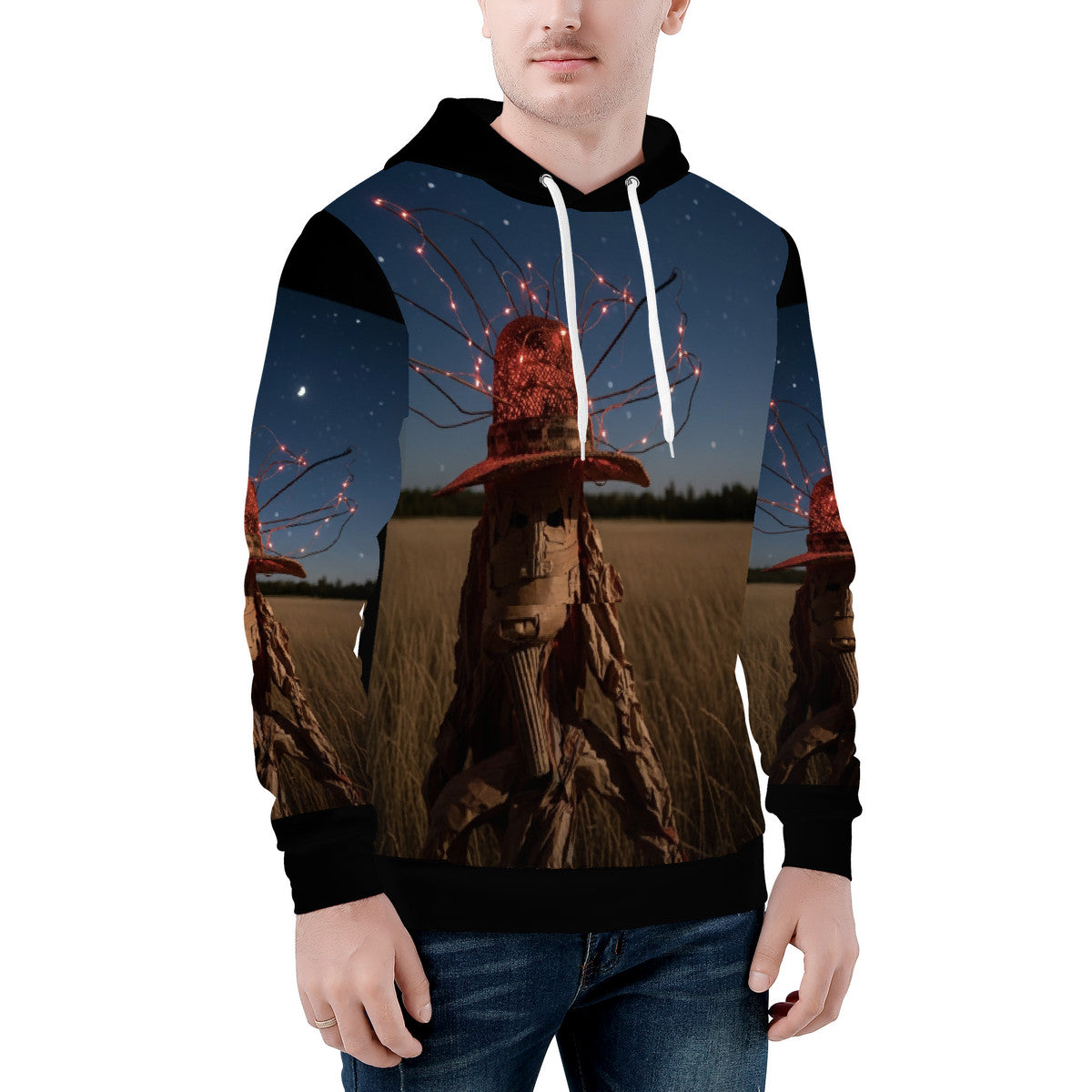 Dan D. Lion - Peace - Original Artwork by Craig Davoll-  Men's All Over Print Hoodie