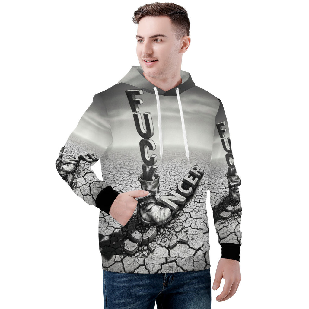 Fu*k Cancer - Men's All Over Print Hoodie