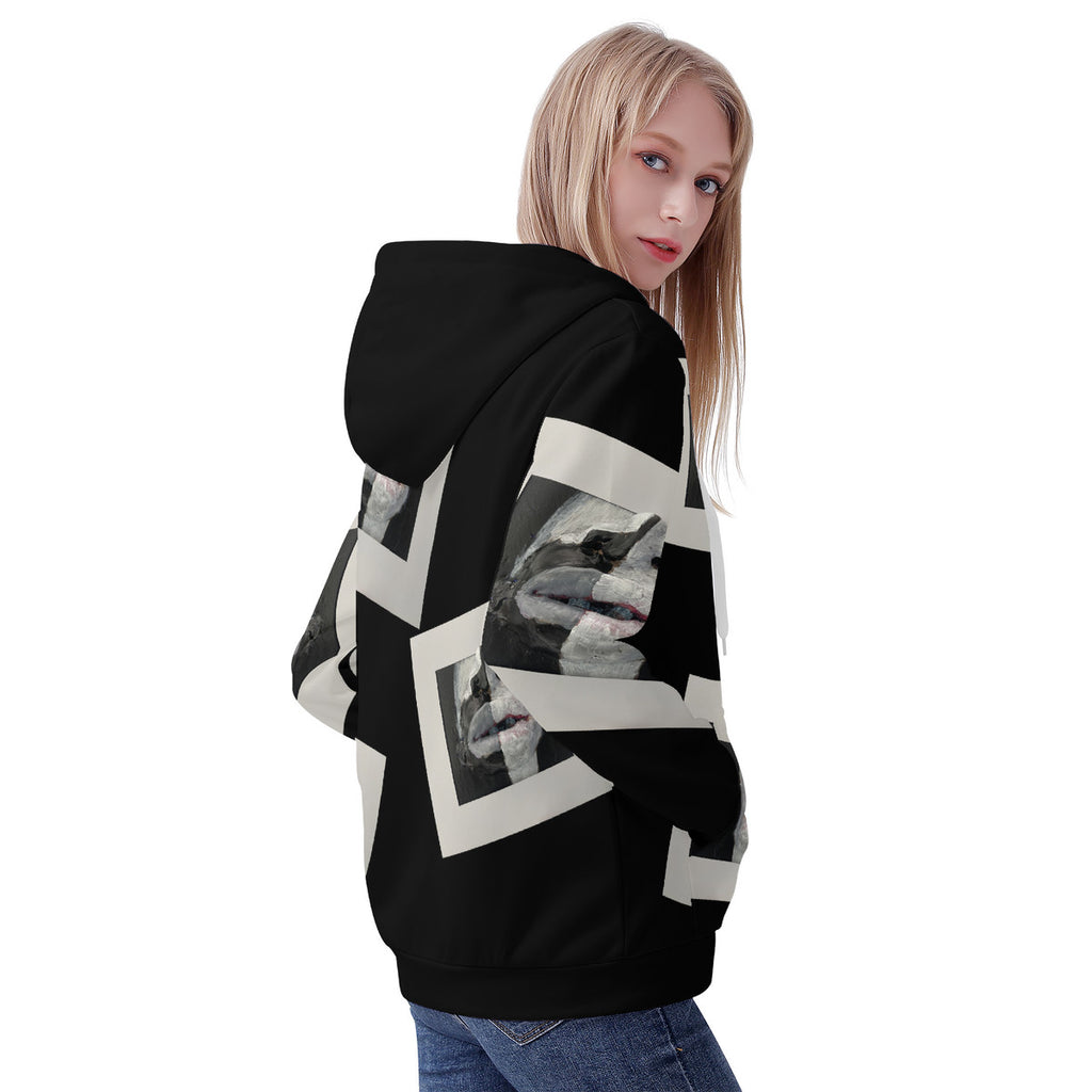 The Warriors - Original Artwork by Craig Davoll -  Women's All Over Print Zip Hoodie