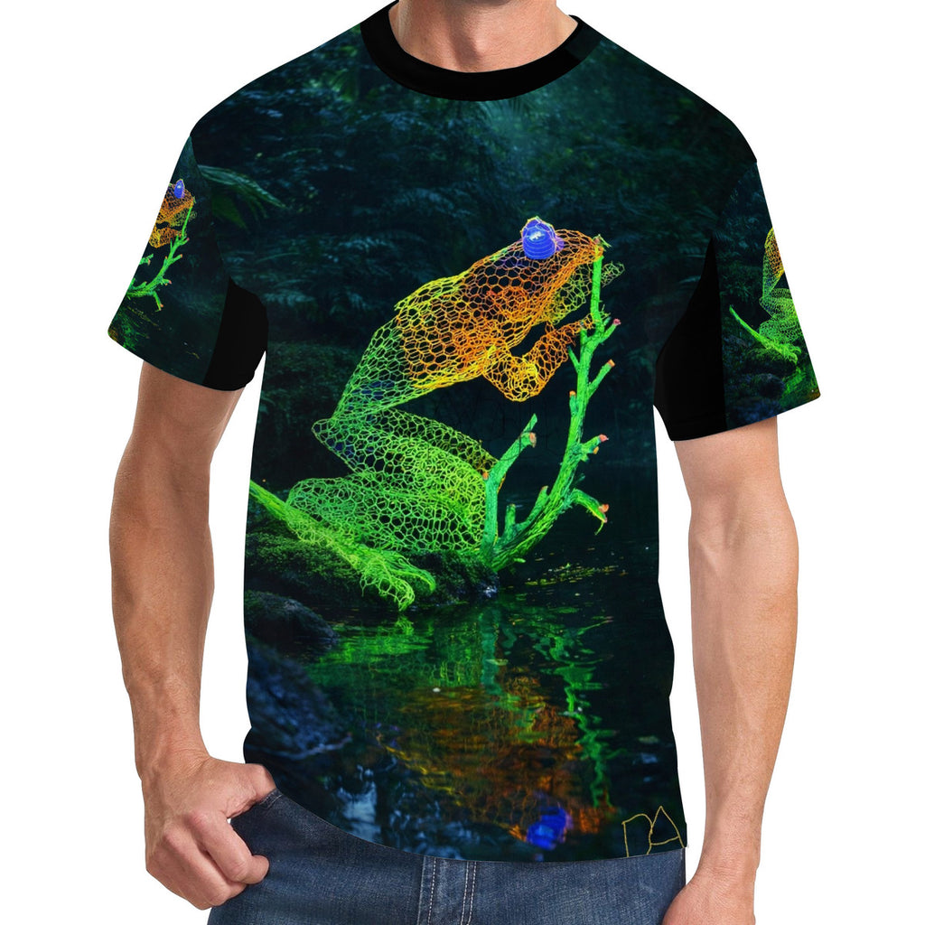 Feeling Froggy - Original Artwork by Craig Davoll - Men's All Over Print T-Shirt