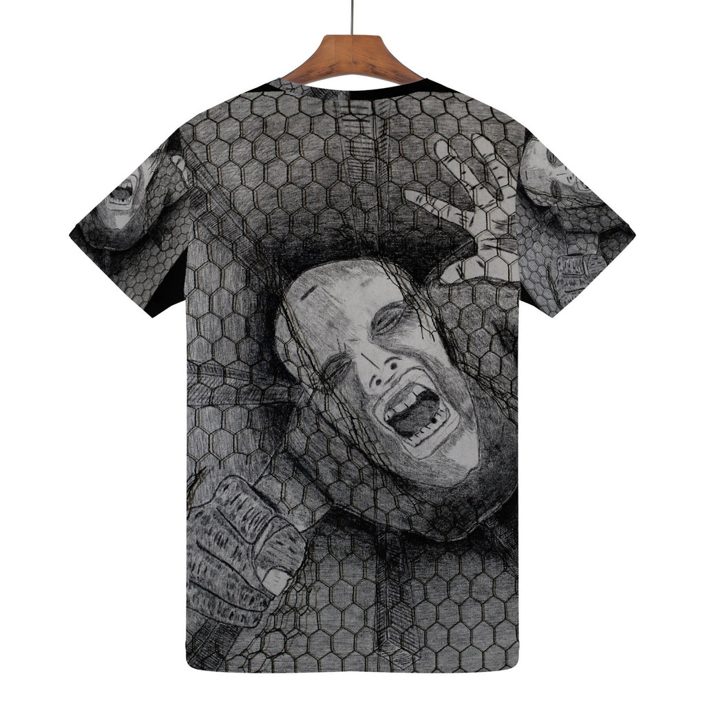 Rage -  Original Artwork  by Craig Davoll - Men's All Over Print T-Shirt