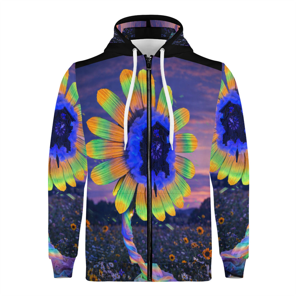 Lucy - Original Artwork by Craig Davoll - Men's All Over Print Zip Hoodie