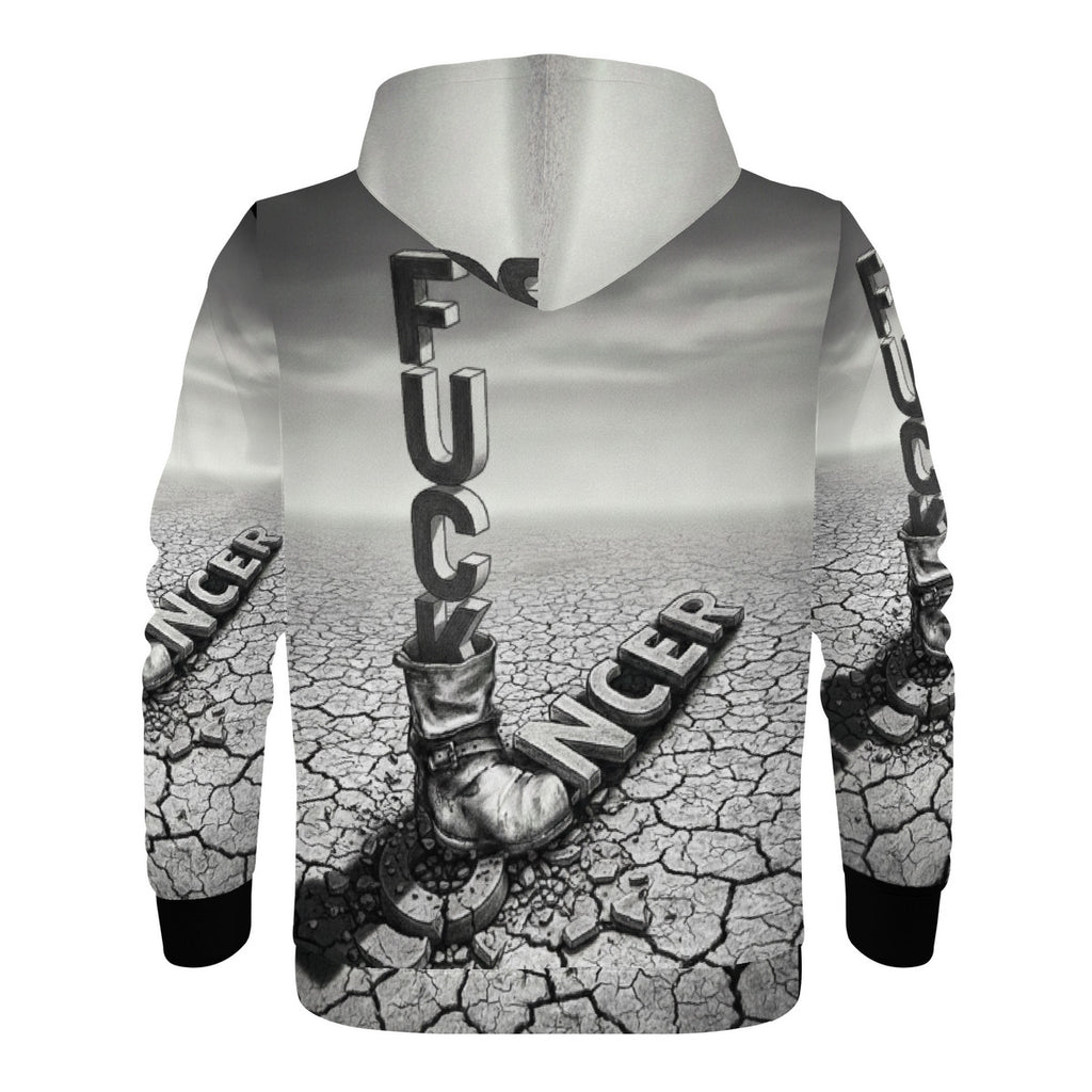 Fu*k Cancer - Men's All Over Print Hoodie