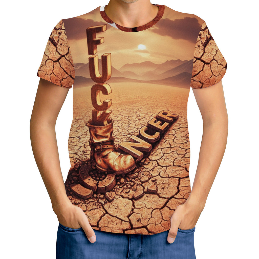 Fu*k Cancer - Men's All Over Print T-Shirt