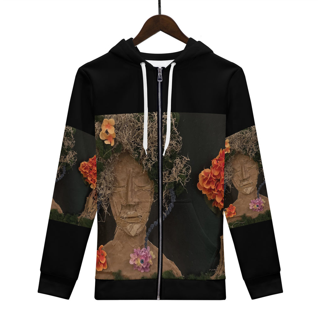 Come See Me - Original Artwork by Craig Davoll - Women's All Over Print Zip Hoodie