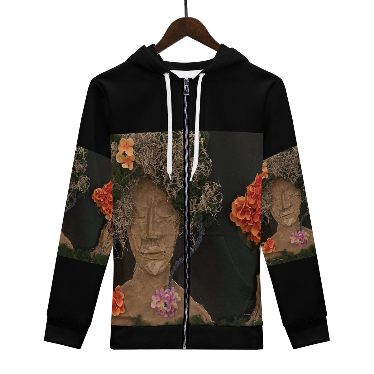 Come See Me - Original Artwork by Craig Davoll - Women's All Over Print Zip Hoodie
