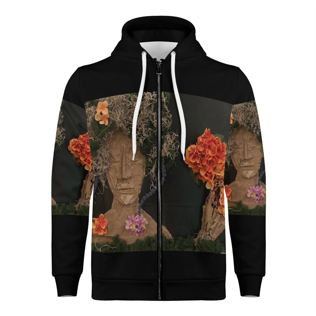 Come See Me - Original Artwork by Craig Davoll - Men's All Over Print Zip Hoodie