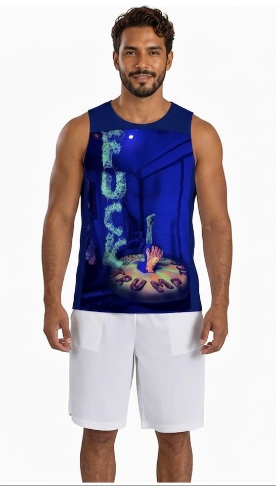 Fu*k Trump - Original Artwork by Craig Davoll - Men’s Basketball Tops Jersey