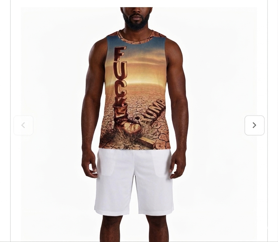 Fu*k Trump -  Origional Artwork by Craig Davoll - Men’s Basketball Tops Jersey
