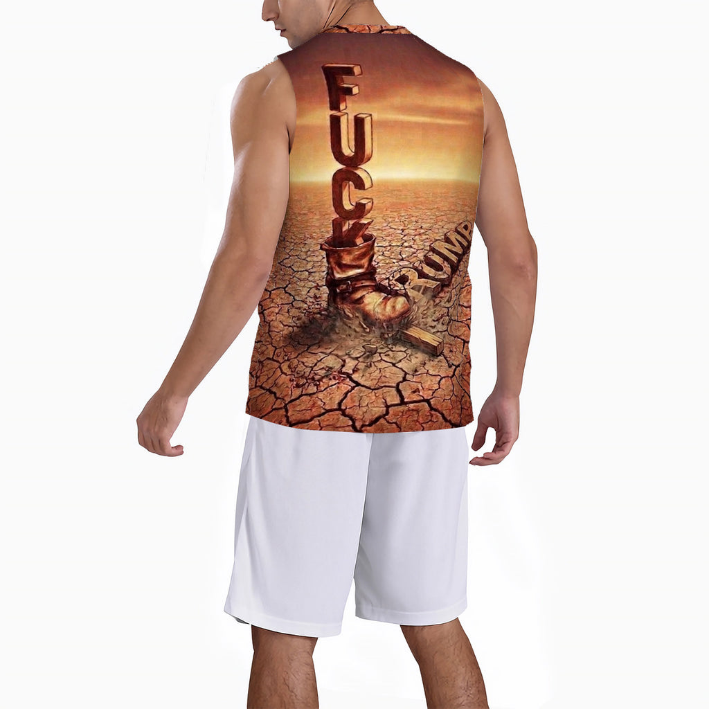 Fu*k Trump -  Origional Artwork by Craig Davoll - Men’s Basketball Tops Jersey