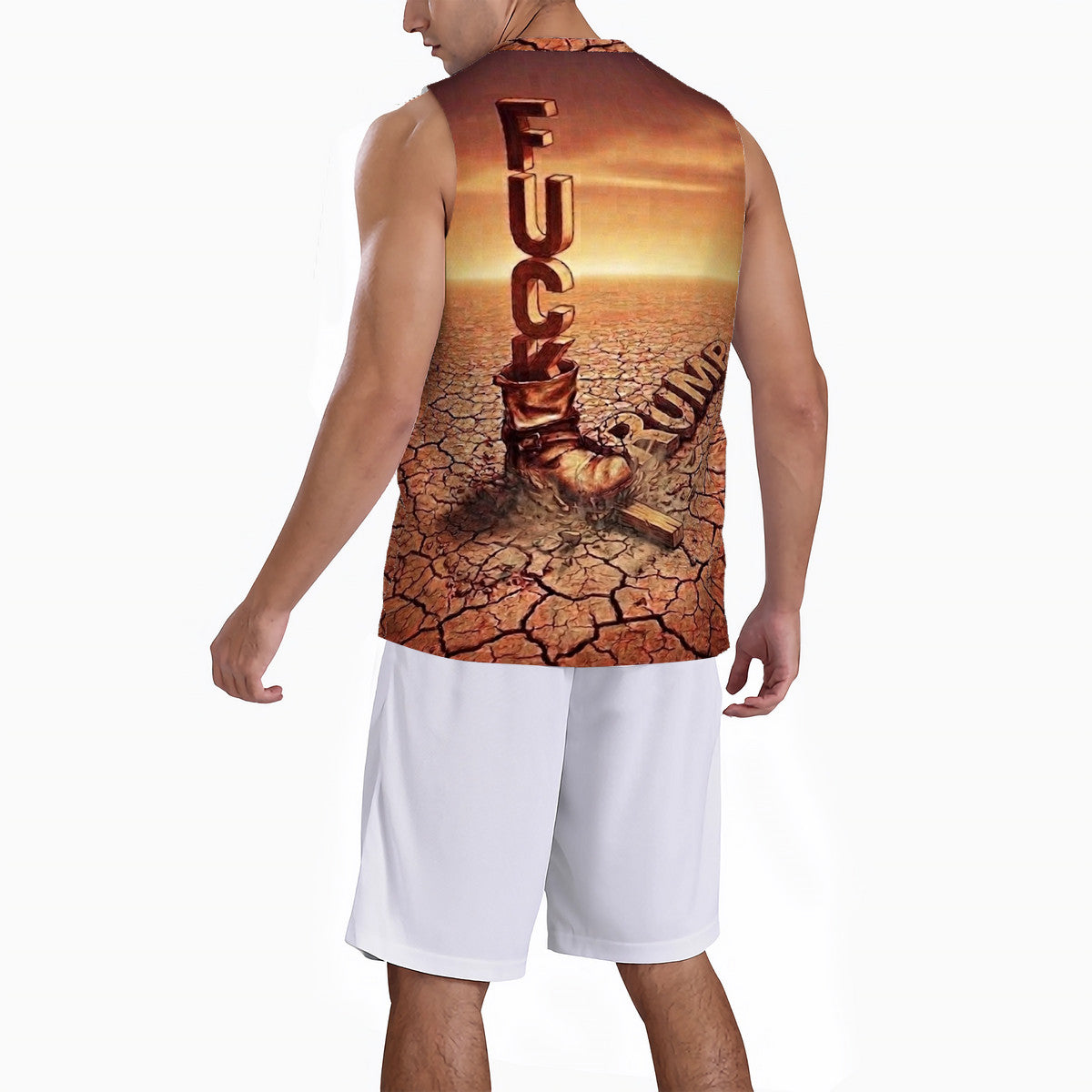 Fu*k Trump -  Origional Artwork by Craig Davoll - Men’s Basketball Tops Jersey