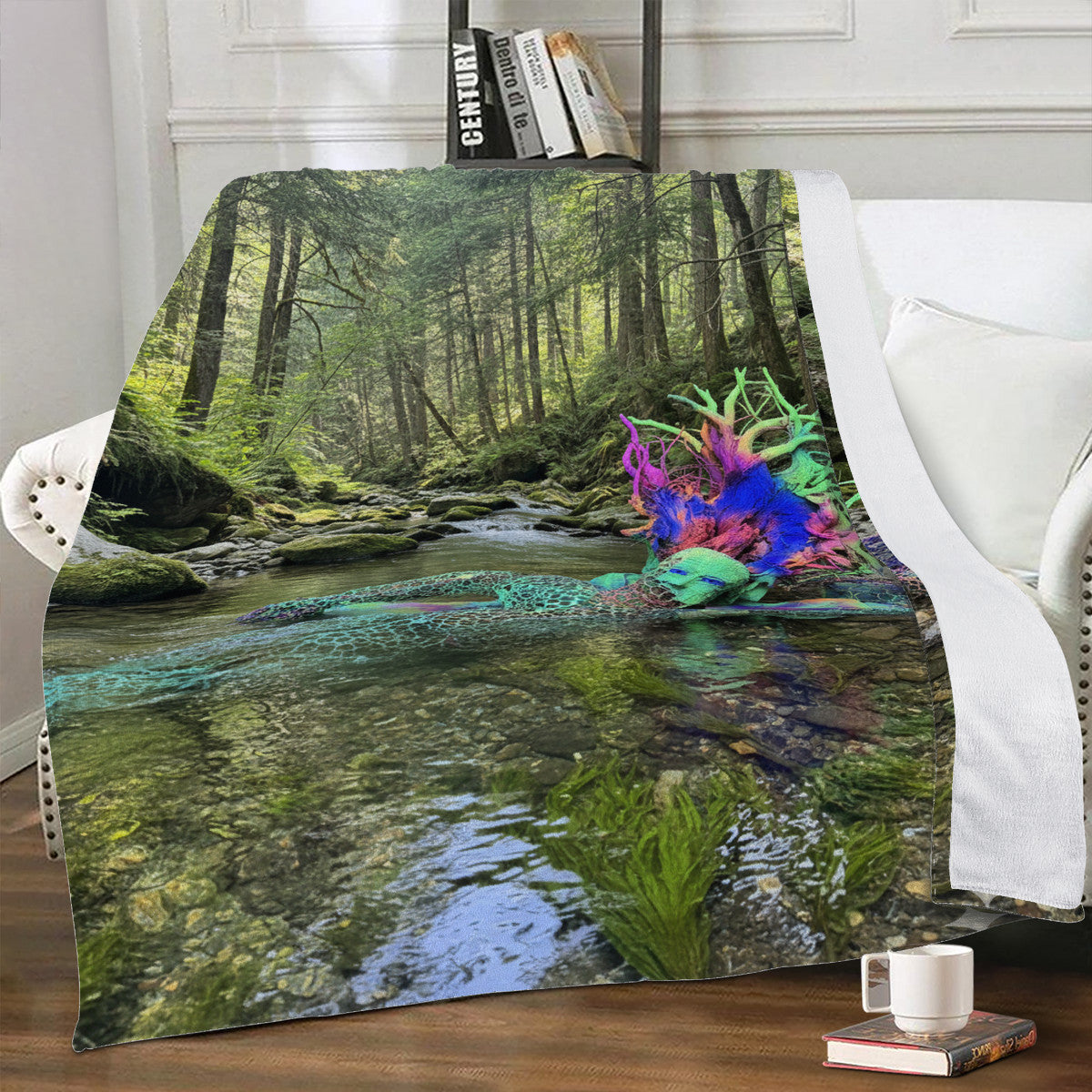 I Am the River - Original Art by Craig Davoll - D43 Blankets