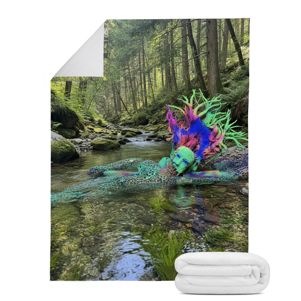 I Am the River - Original Art by Craig Davoll - D43 Blankets