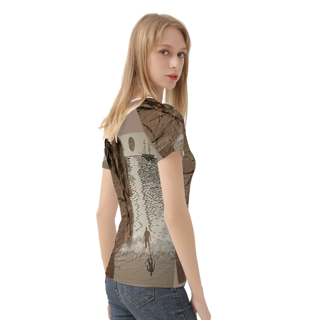 Midnight Run - Original Artwork by Craig Davoll - Women's All-Over Print T shirt