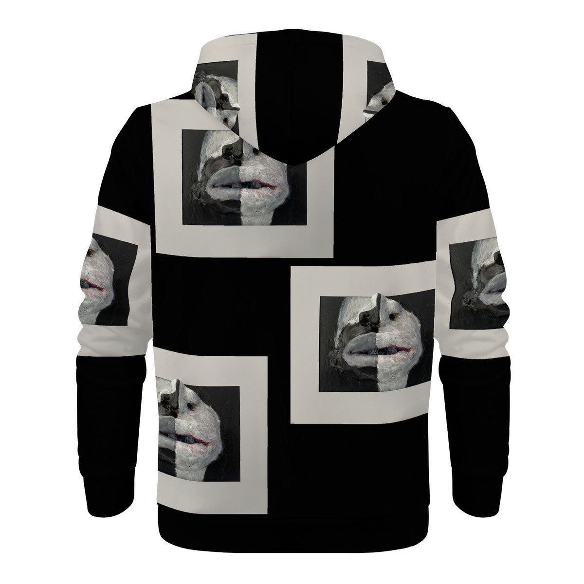 The Warriors - Original Artwork by Craig Davoll -  Men's All Over Print Zip Hoodie