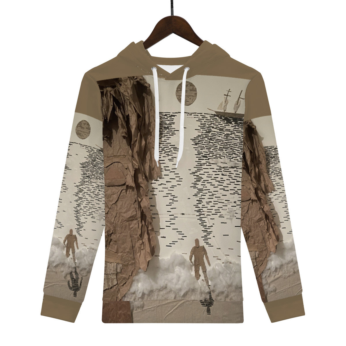 Midnight Run - Original Artwork by Craig Davoll - Men's All Over Print Hoodie