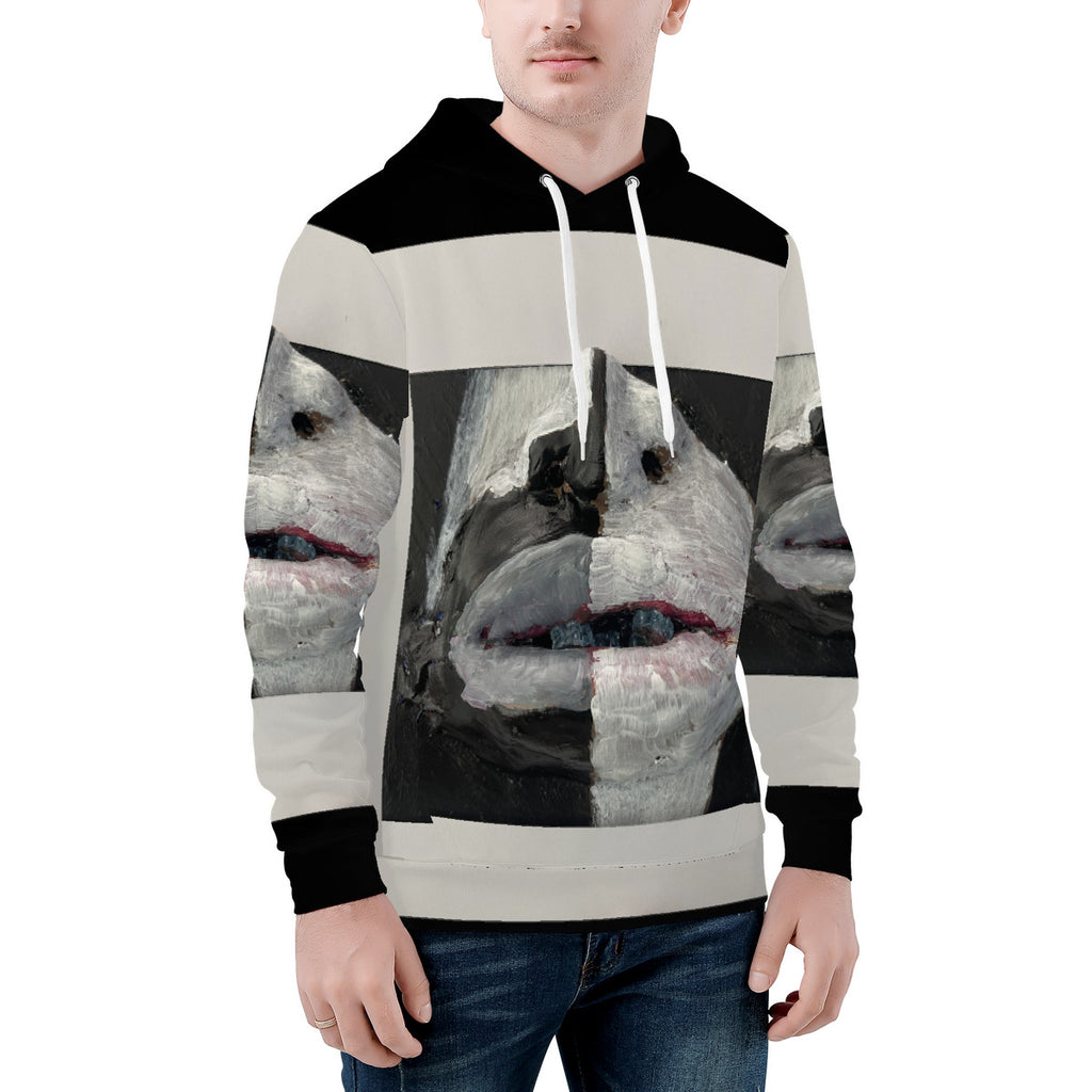 The Warrior - Original Artwork by Craig Davoll - Men's All Over Print Hoodie