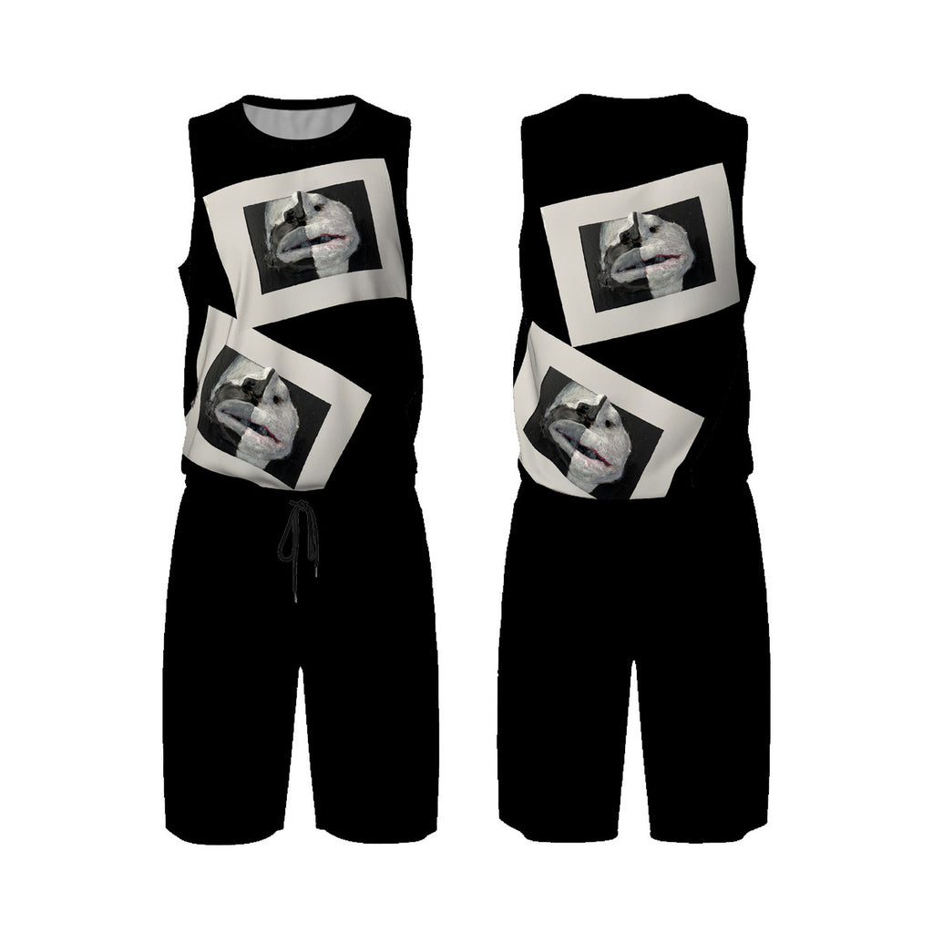 The Warriors - Original Art by Craig Davoll - Men’s Basketball Uniform Jersey Set