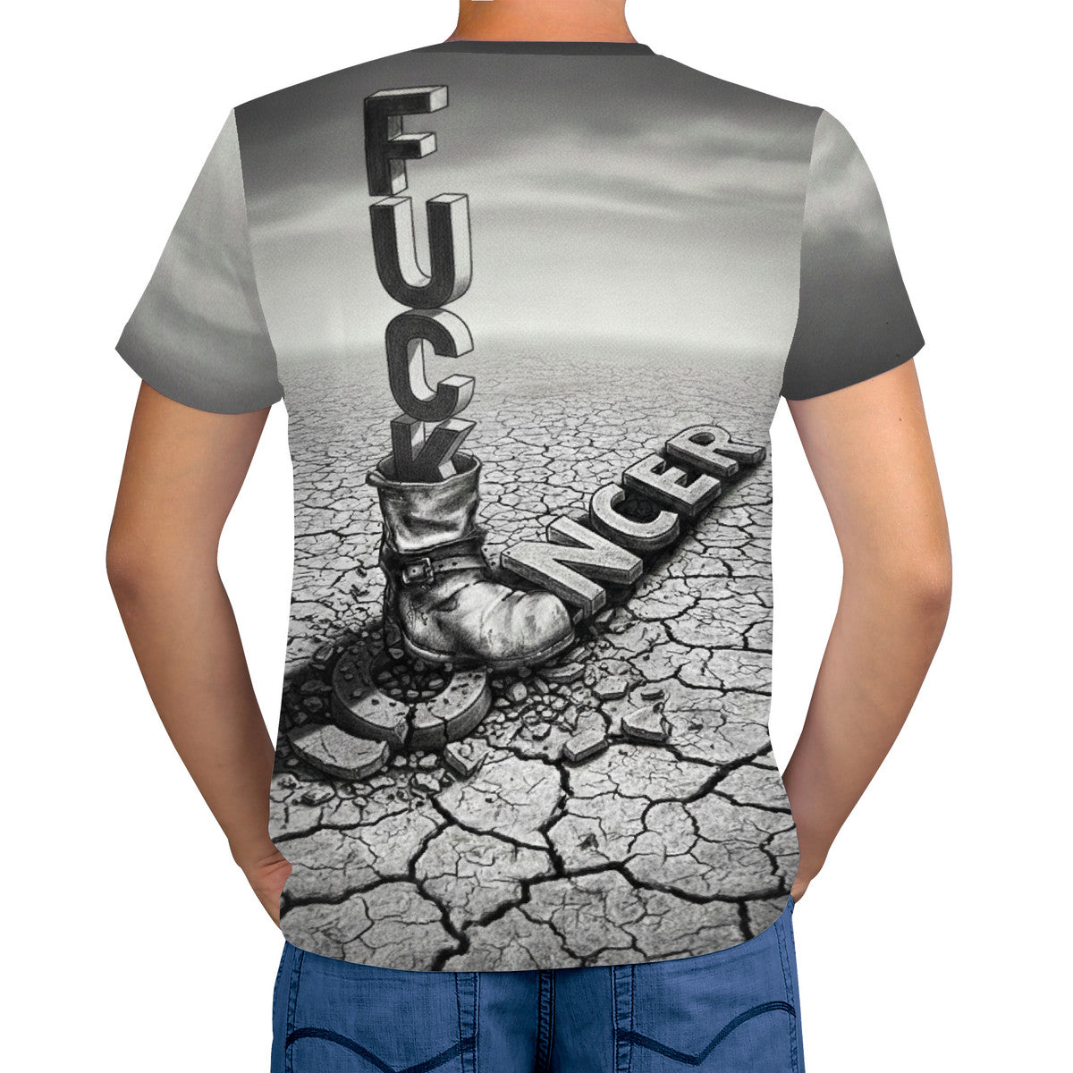 Fu*k Cancer Men's All Over Print T-Shirt