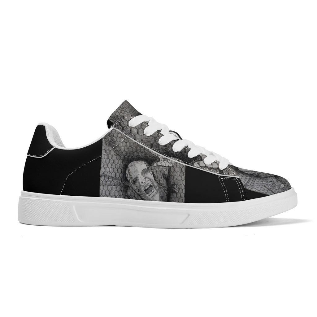 Rage - Original Artwork by Craig Davoll - Unisex Premium Synthetic Leather Sneakers