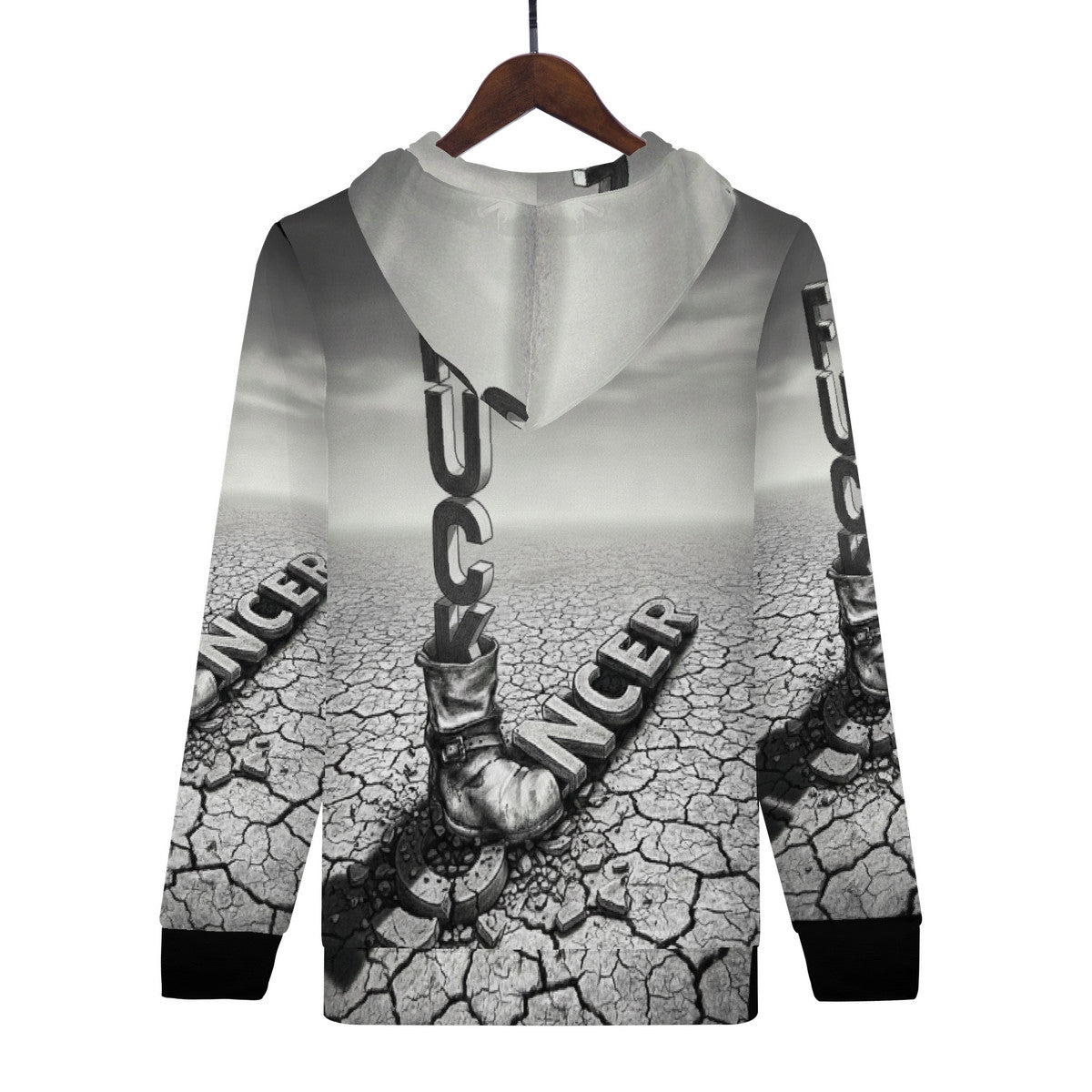 Fu*k Cancer - Men's All Over Print Hoodie