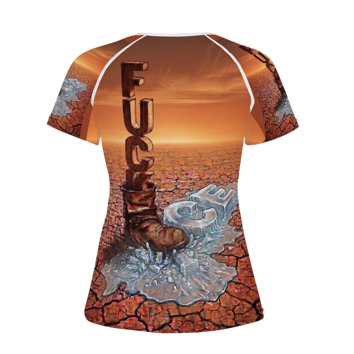 Fu*k ICE - Original Artwork by Craig Davoll - D65 Women's All-Over Print T shirt