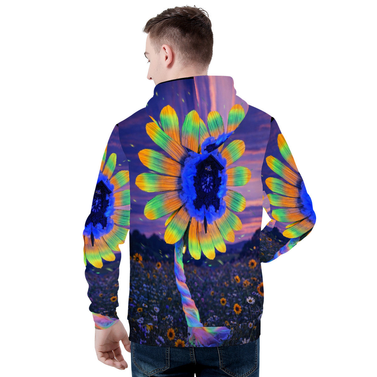 Lucy - Original Art by Craig Davoll - Men's All Over Print Hoodie