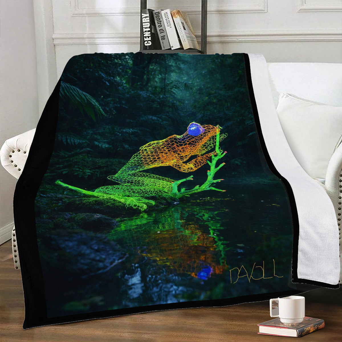 Feeling Froggy - Original Artwork by Craig Davoll - Blankets