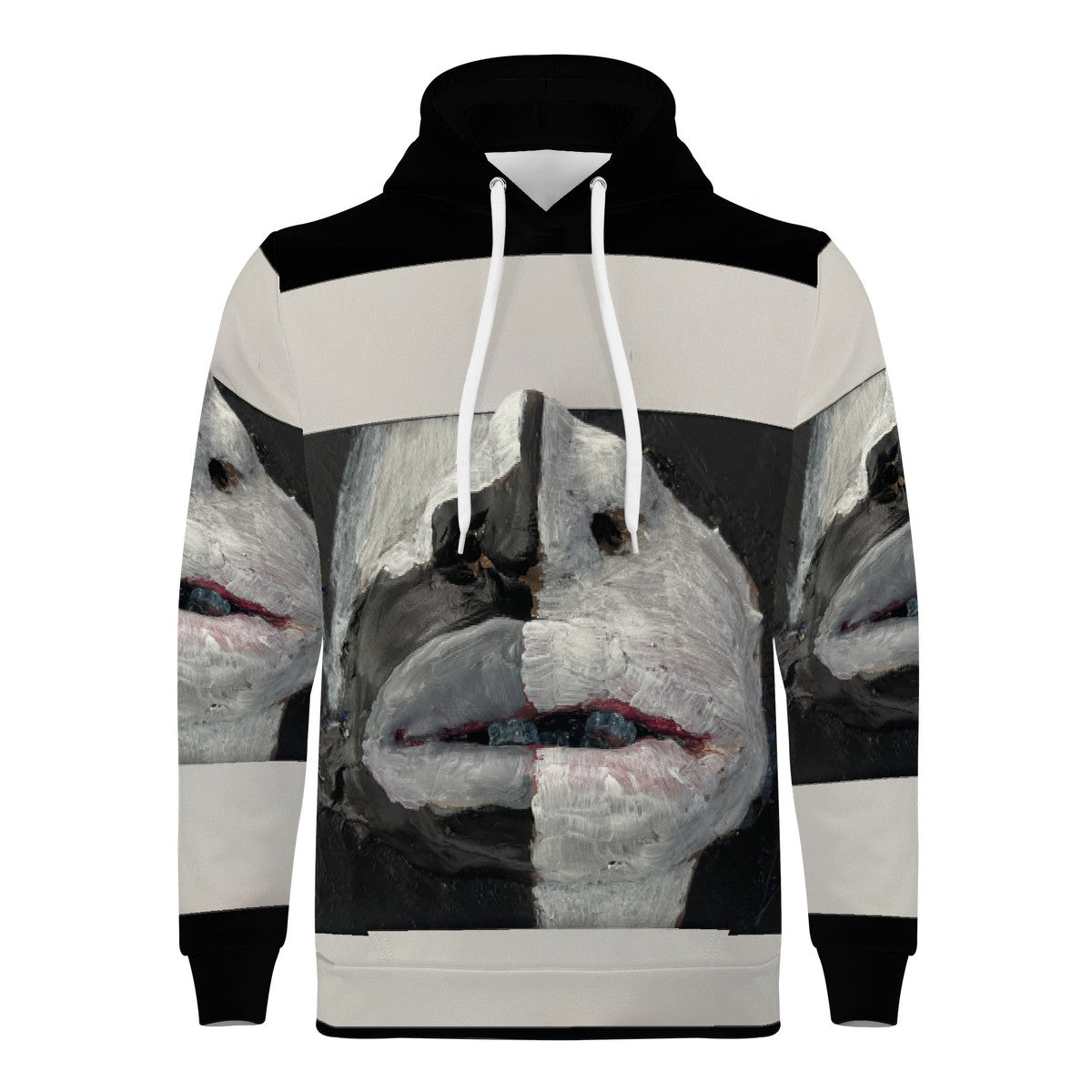 The Warrior - Original Artwork by Craig Davoll - Men's All Over Print Hoodie