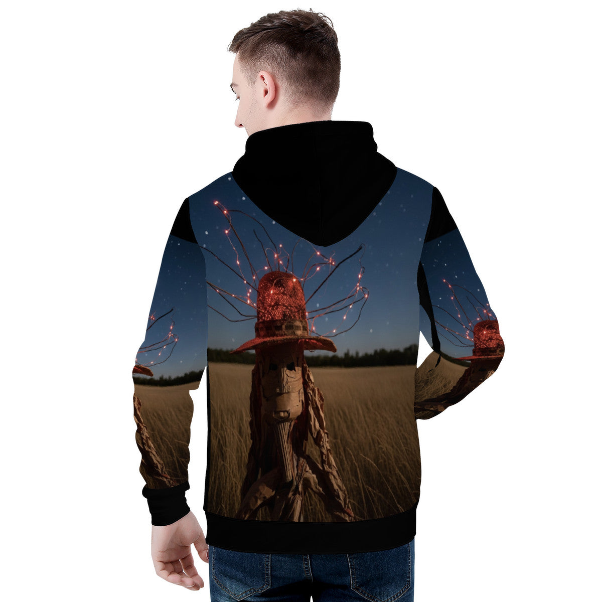 Dan D. Lion - Peace - Original Artwork by Craig Davoll-  Men's All Over Print Hoodie