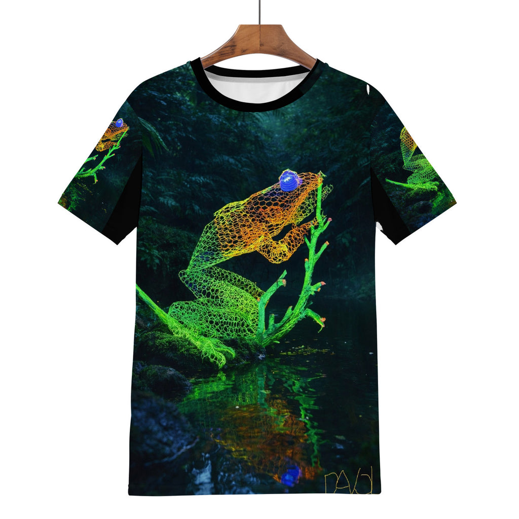 Feeling Froggy - Original Artwork by Craig Davoll - Men's All Over Print T-Shirt