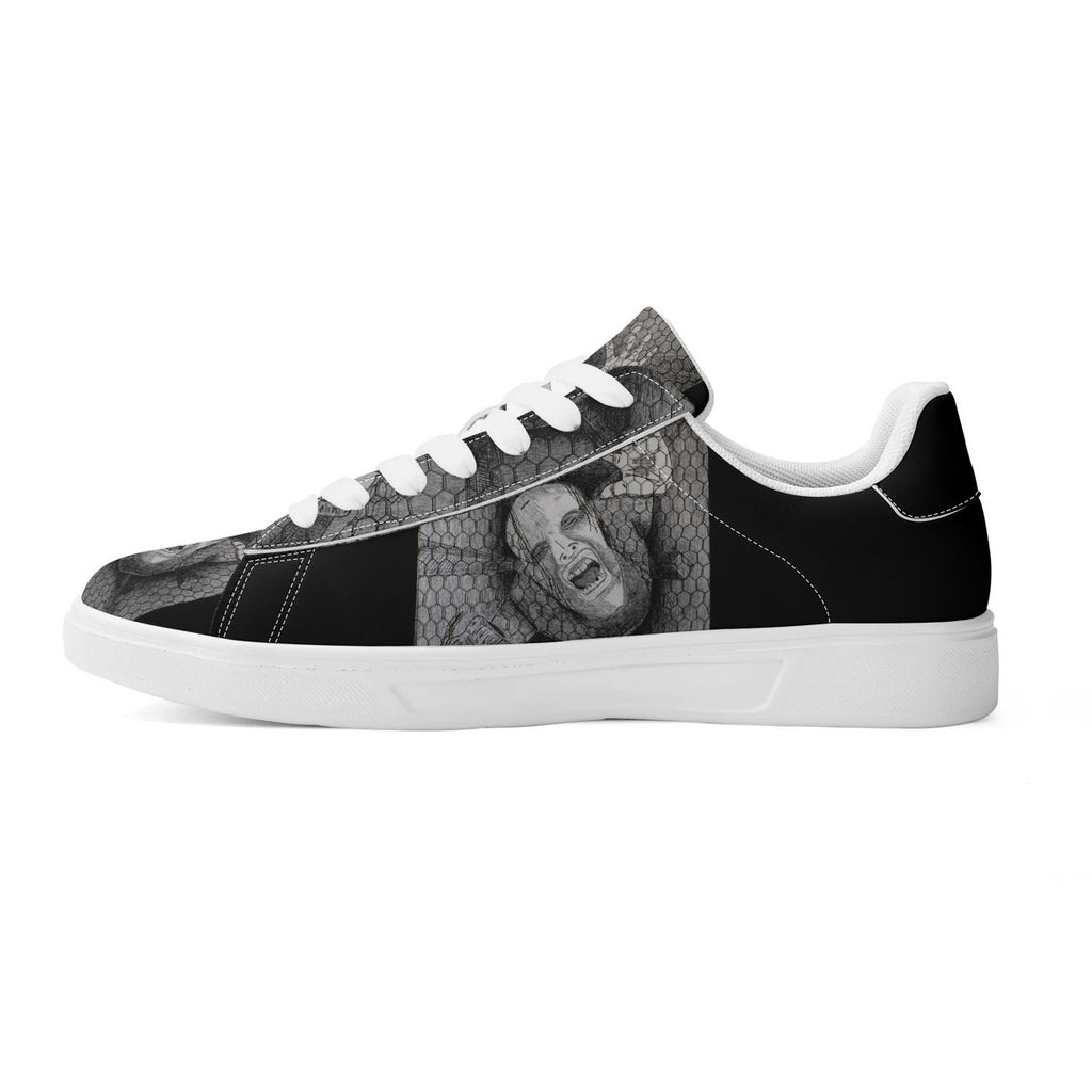 Rage - Original Artwork by Craig Davoll - Unisex Premium Synthetic Leather Sneakers