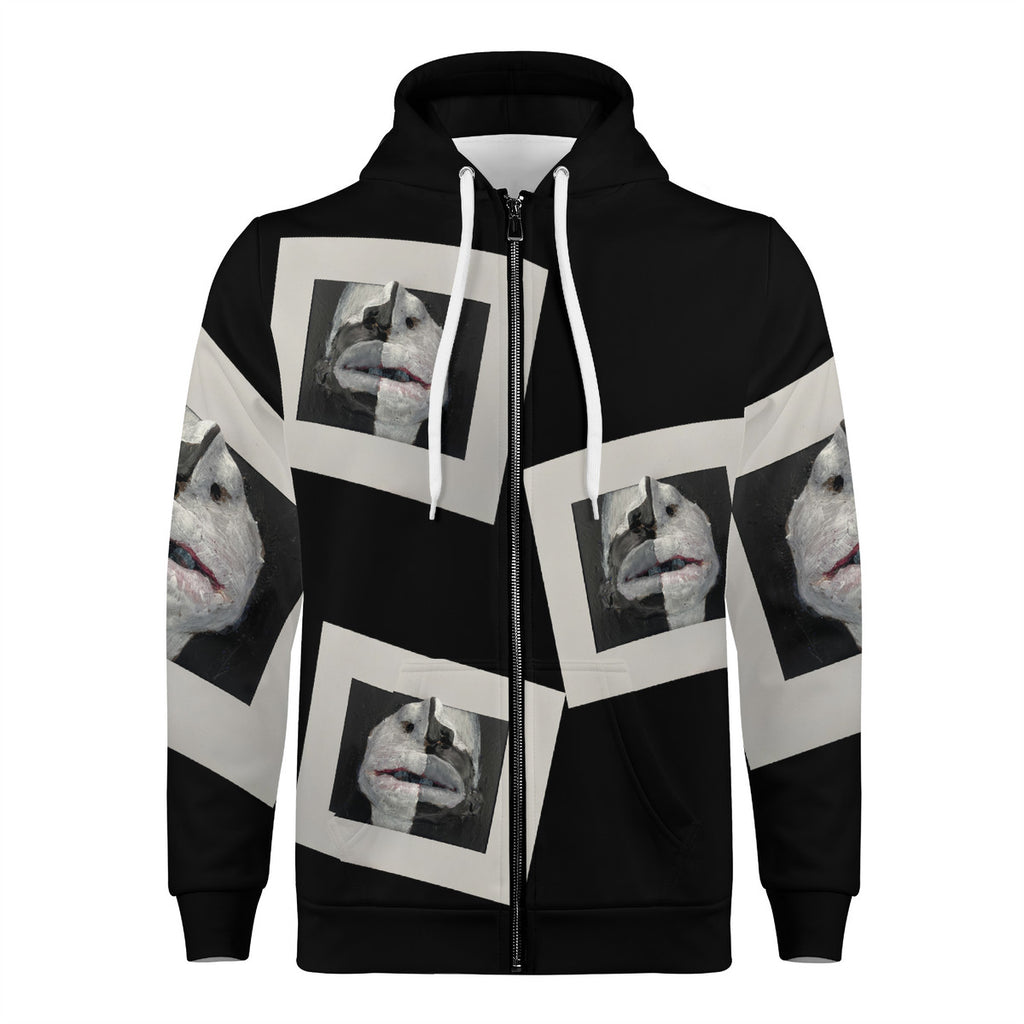 The Warriors - Original Artwork by Craig Davoll -  Women's All Over Print Zip Hoodie