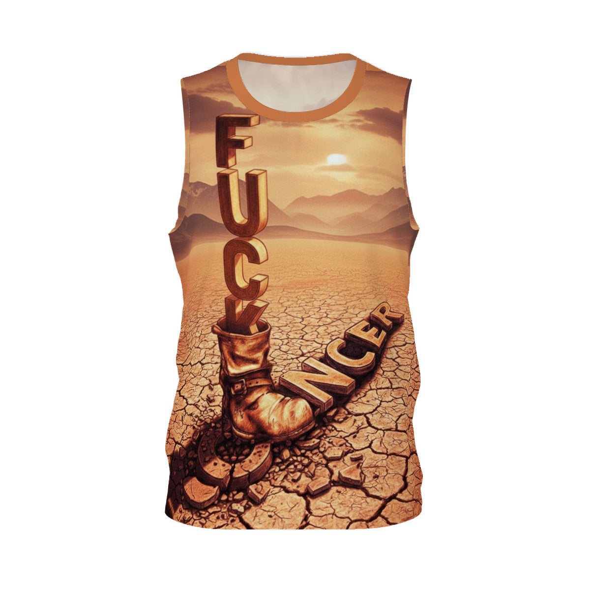 F*ck Cancer - Original Art by Craig Davoll - Men’s Basketball Tops Jersey