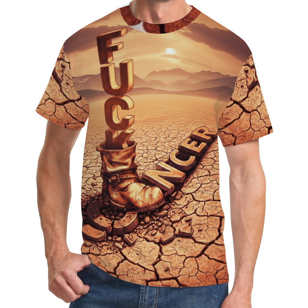 Fu*k Cancer - Men's All Over Print T-Shirt