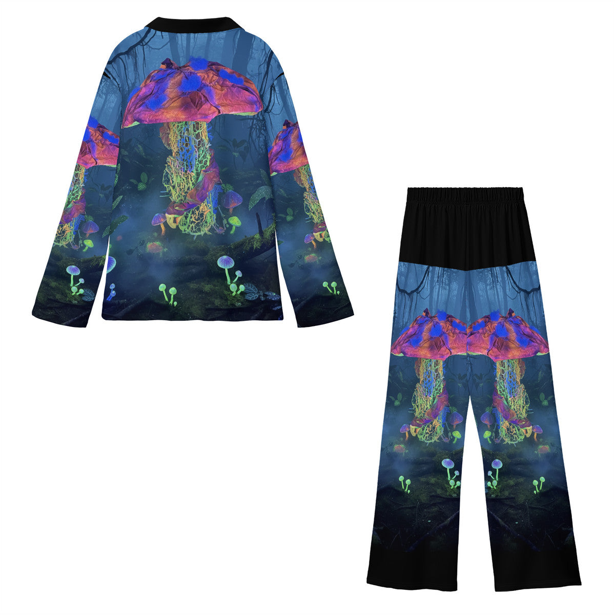 Mycel - Original Art by Craig Davoll - Premium Unisex All-Over Print Long-Sleeve Pajama Set