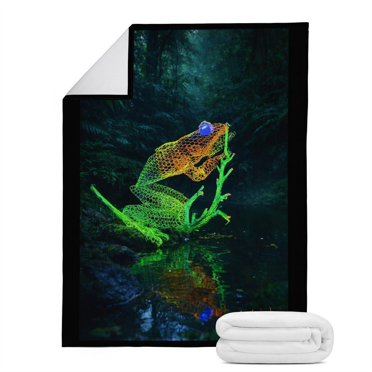 Feeling Froggy - Original Artwork by Craig Davoll - Blankets