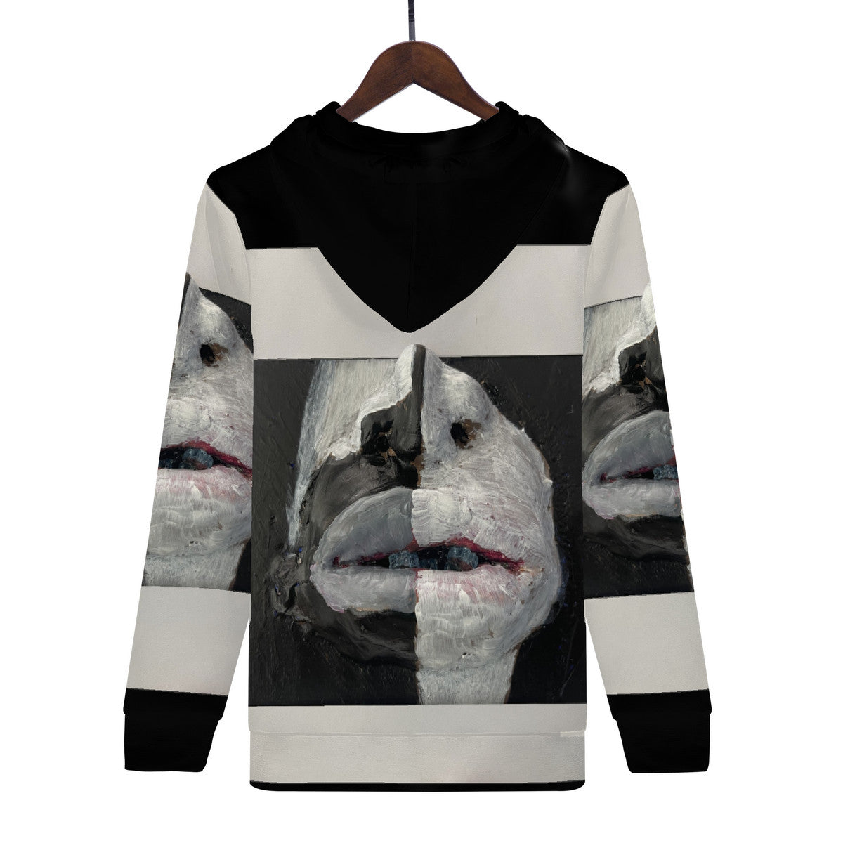 The Warrior - Original Artwork by Craig Davoll - Men's All Over Print Hoodie