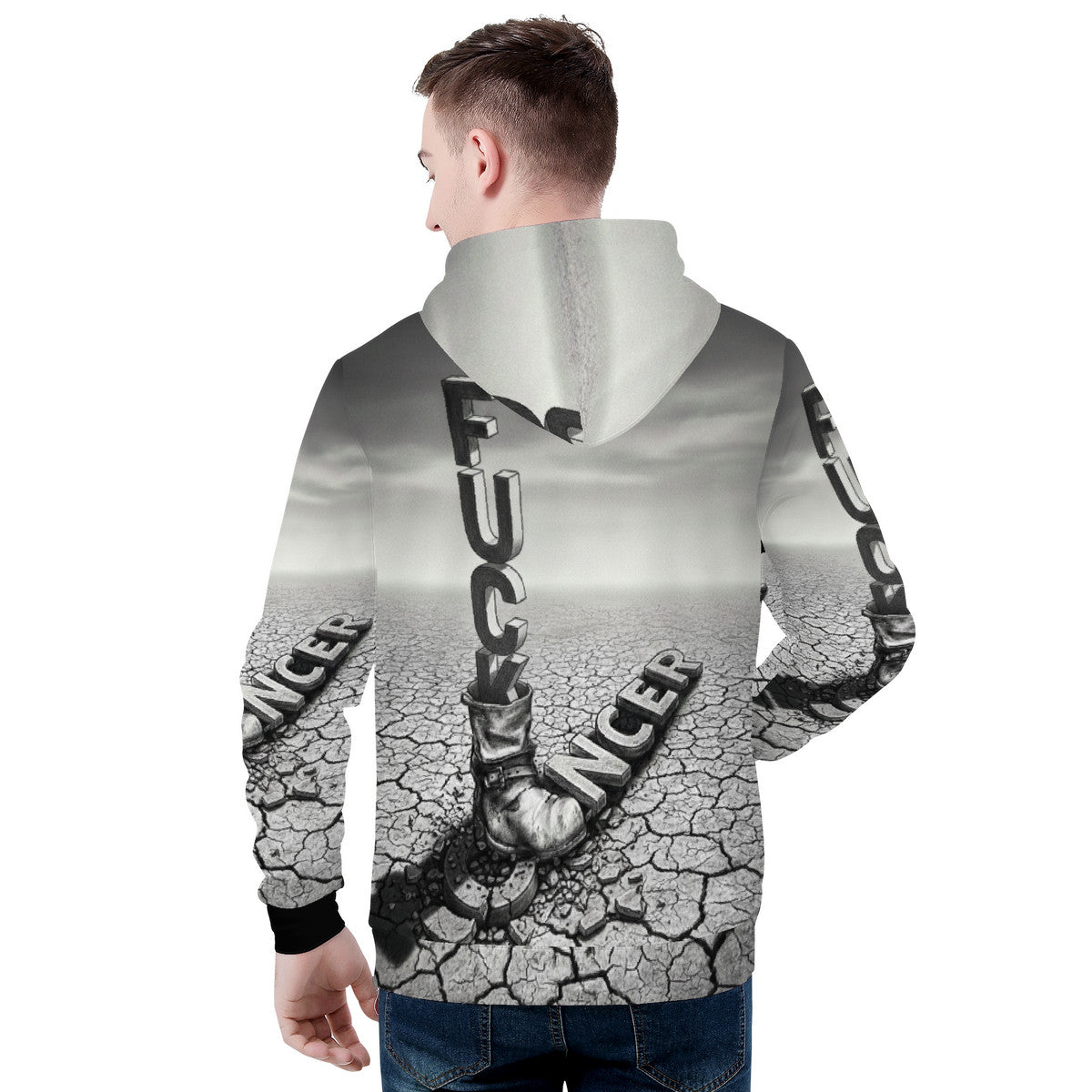 Fu*k Cancer - Men's All Over Print Hoodie