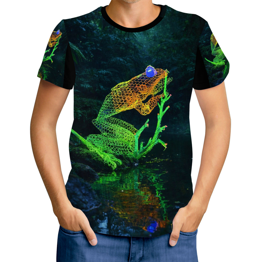 Feeling Froggy - Original Artwork by Craig Davoll - Men's All Over Print T-Shirt