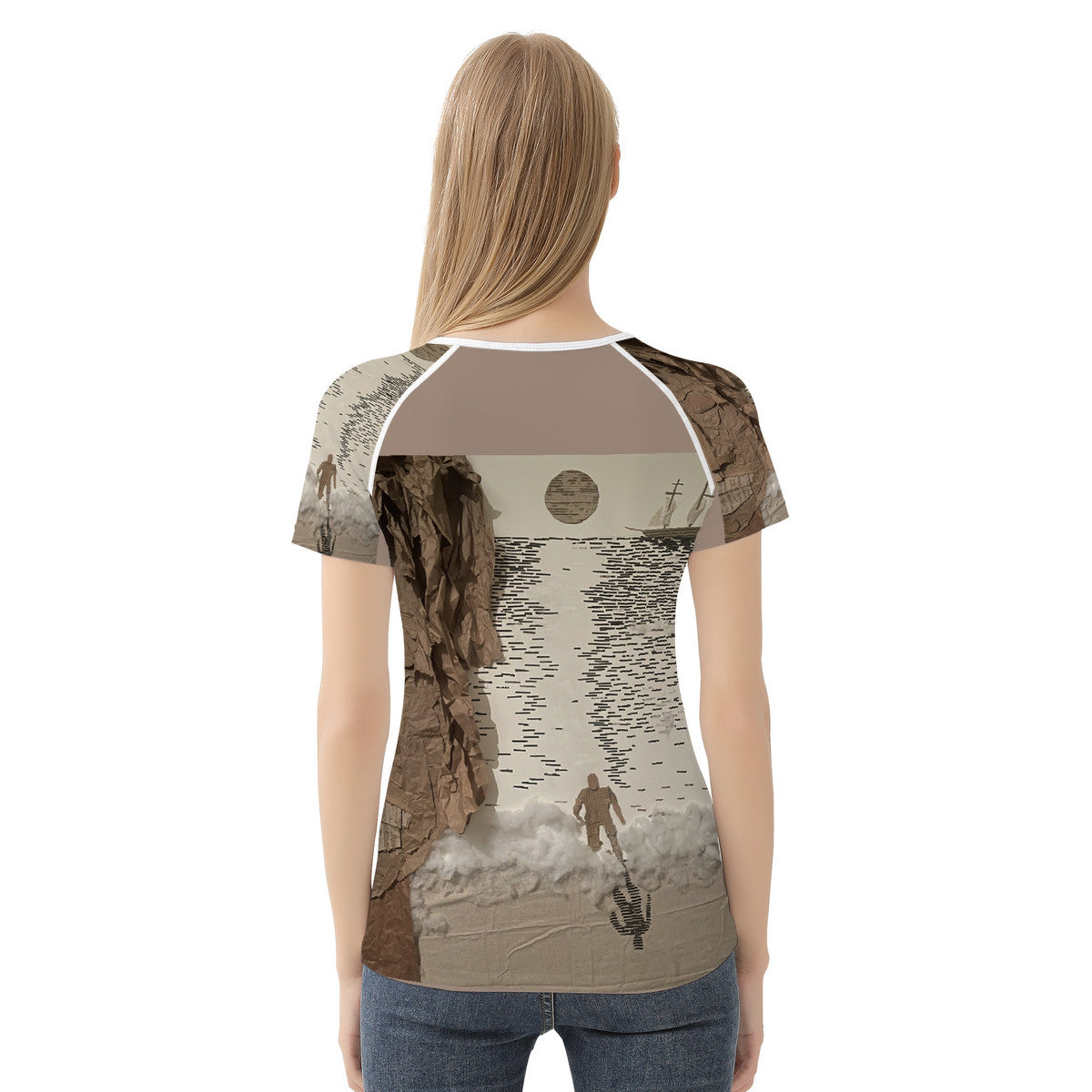 Midnight Run - Original Artwork by Craig Davoll - Women's All-Over Print T shirt