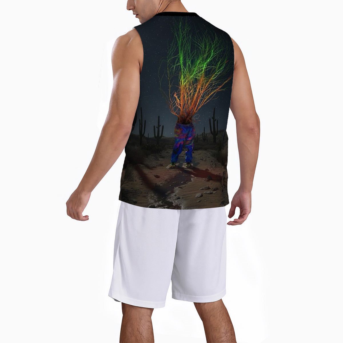 The Other Foot - Original Art by Craig Davoll - Men’s Basketball Tops Jersey
