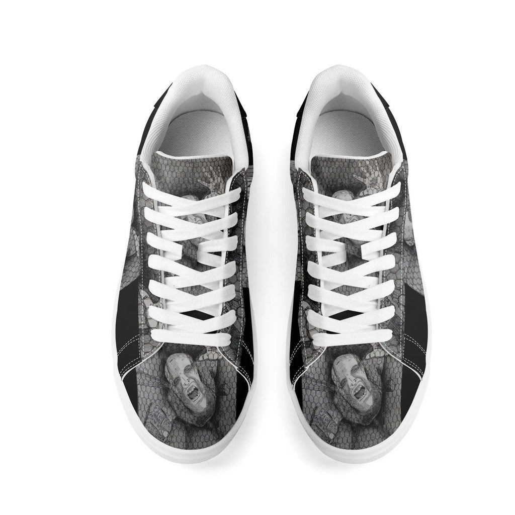 Rage - Original Artwork by Craig Davoll - Unisex Premium Synthetic Leather Sneakers